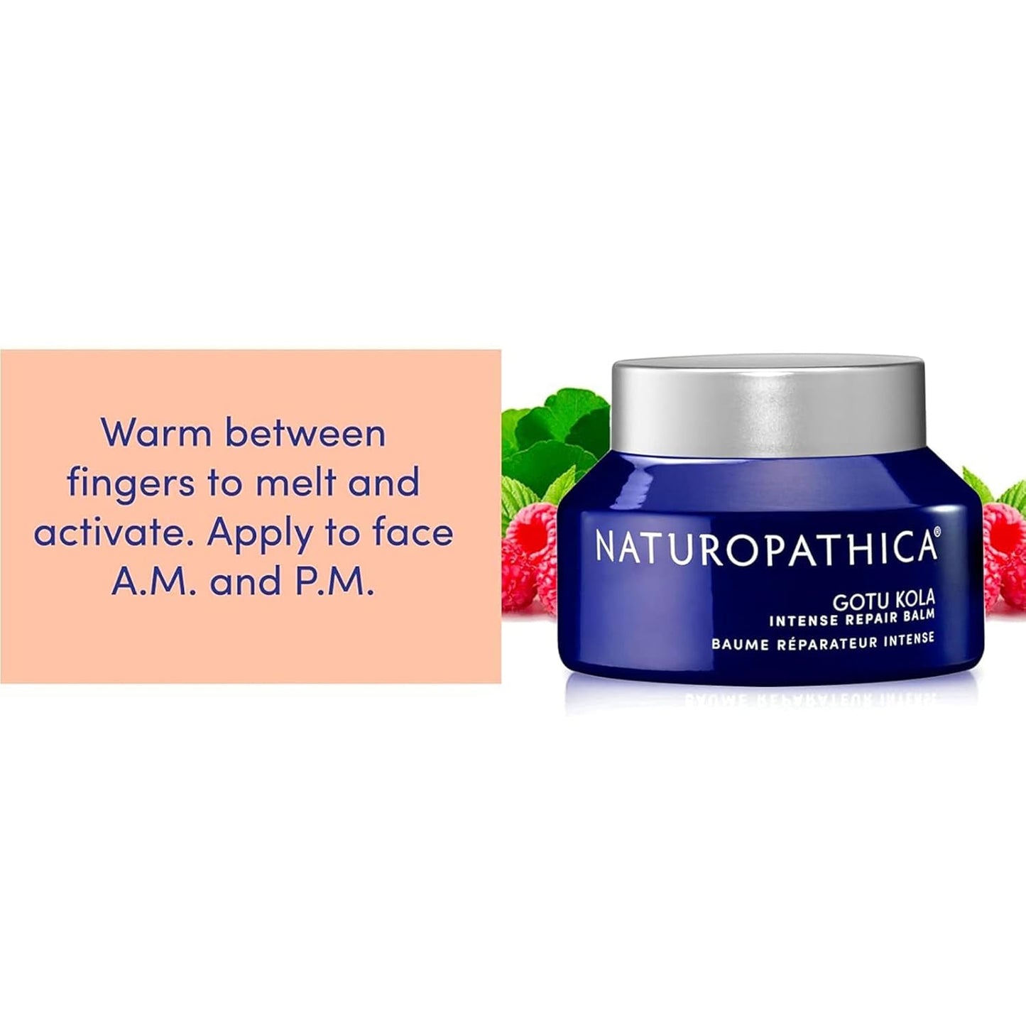 Naturopathica Gotu Kola Intense Repair Balm, Daily Facial Moisturizer for Skin Barrier Repair, Hydrating Face Cream to Help Reduce Redness, 2.8 oz-BrightBean Baby