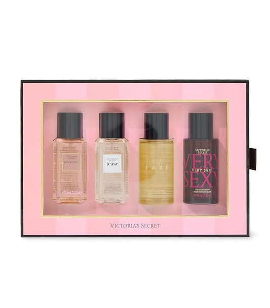Victoria's Secret Fine Fragrance Mini Mist Gift Set, 4 Piece, Assorted Scents-BrightBean Baby