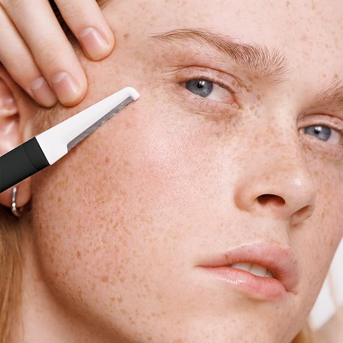 Versed Skin Reset Holiday Kit - Complexion Reset System - Contains Pore Refining Just Breathe Clarifying Serum & Dermaplaning Tool for Peach Fuzz + Facial Exfoliation (2 Pieces)-BrightBean Baby