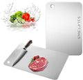 Titanium Cutting Board, New Upgrade Pure Titanium Cutting Boards for Kitchen, Double Sided Non Toxic Katuchef titanium Cutting Board, Hygiene Durable Dishwasher Safe Chopping Board (11.4IN*7.9IN)