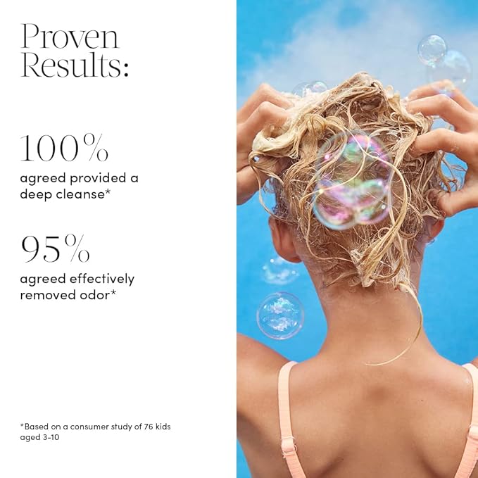 Evereden After Swim & Sports Kids Shampoo: With Cleansing Clay | Detoxifies Hair & Scalp from Chlorine, Dirt, and Sweat | Clean & Vegan Kid Shampoo for Daily Use and Any Hair Type-BrightBean Baby