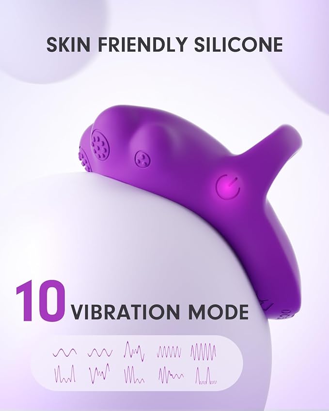 Portable Mini Facial Massage Ball, Waterproof Rechargeable Powerful Multifunctional Eye Face Finger and Neck Massager, Violet-BrightBean Baby