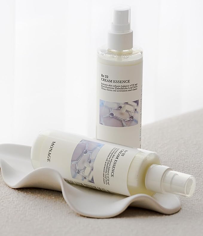 Re 22 Cream Essence – Korean Skin Care All-in-One Hydrating Spray with Resurrection Plant & Sea Lettuce Stem Cells for Youthful, Balanced Skin – Relaxing Gifts, 150ml / 5.07 fl. oz-BrightBean Baby