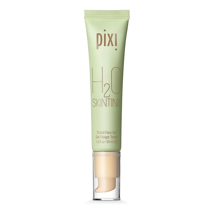 Pixi Beauty H2O SkinTint Tinted Face Gel, 1.2 fl oz / 35 ml, Cream-BrightBean Baby