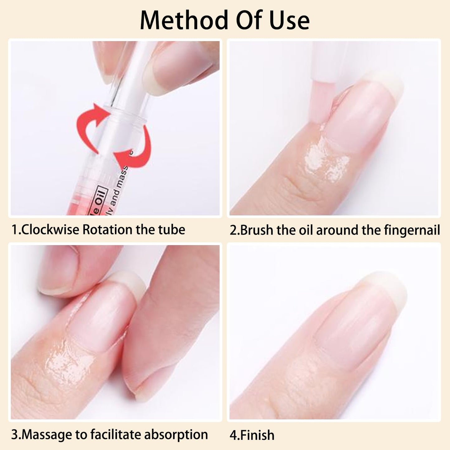 12pcs Cuticle Oil Pen Sweet Almond Nail Growth Serum and Repair Treatment Hydrating Oil for Dry Cuticles and Skin Cuticle Buddy Revitalize Nails with Radiant Cosmetics' Nail Growth Oil-BrightBean Baby