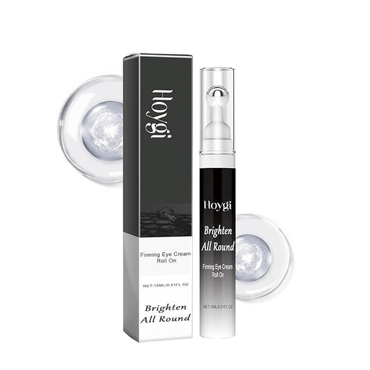 Caffeine Eye Cream Eye Serum, Under Eye Roller Cream for Dark Circles and Puffiness, 0.51 Fl Oz-BrightBean Baby