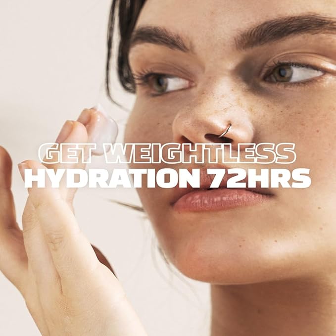 72 Hours Weightless Hydration Cream, Moisturizing Daily Face Cream, Vegan and Cruelty Free, Soothing and Brightening, All Skin Types, Korean Skin Care (1.85 fl.oz.)-BrightBean Baby