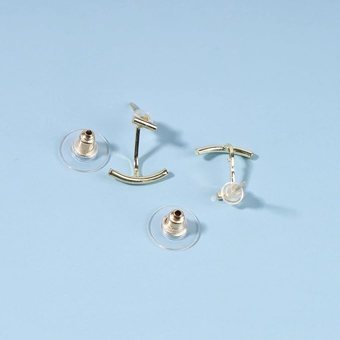 Boho Bar Ear Jacket Earrings Gold Stick Studs Earrings Minimalist Geometric Earrings Bar Ear Crawlers Earrings Jewelry for Women and Girls-BrightBean Baby