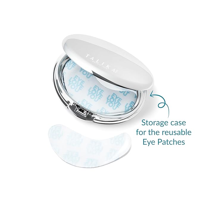 Talika Eye Therapy Patch - Instant Smoothing Eye Patches - Mask For Dark Circles & Tired Eyes - 6 Pairs Reusable & Travel Case-BrightBean Baby