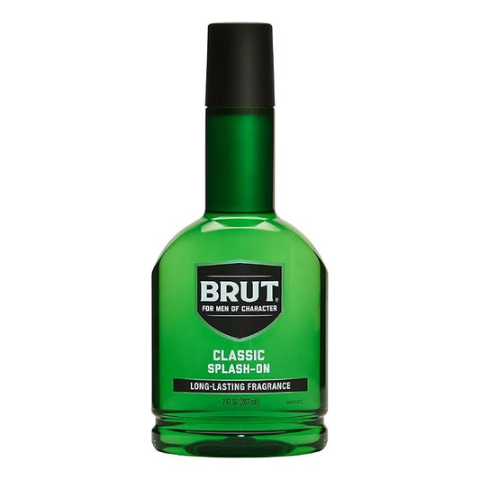 Brut Splash-On Original Fragrance - Bold, Masculine Cologne for Men - Long Lasting Mens Fragrance With Spicy Woods, Floral, and Citrus Notes - 7 oz-BrightBean Baby