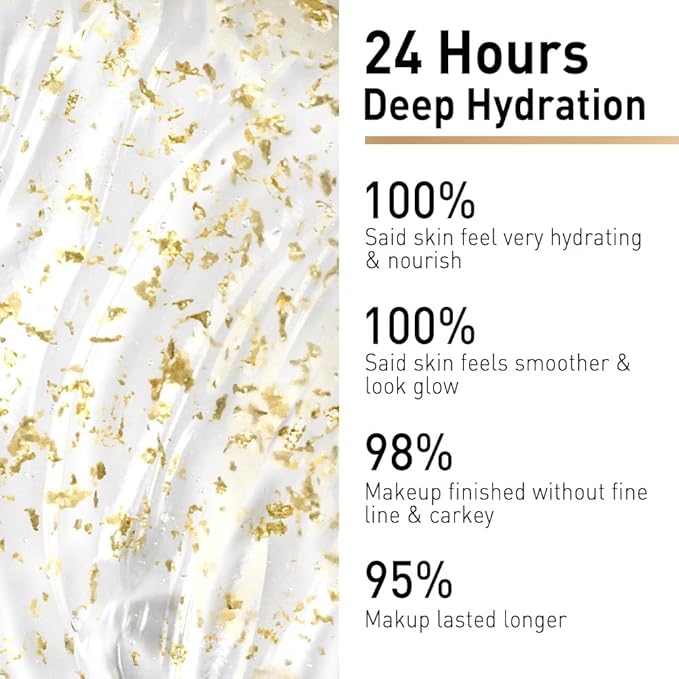 CATKIN Face Makeup Primer Base Ultra Hydrating Essense Natural Glow Finish for Dry Skin Blur Pores Infused with Black Truffle Serum & Hyaluronic acid Translucent Oil Free Formula-BrightBean Baby