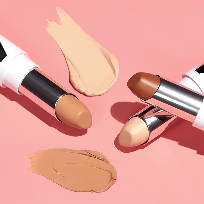 Almay Concealer, Face Makeup, Full Coverage Concealer, Matte Finish, Oil Free, Hypoallergenic, Fragrance-Free, Dermatologist Tested, 140 Light Medium, 0.08 Oz-BrightBean Baby