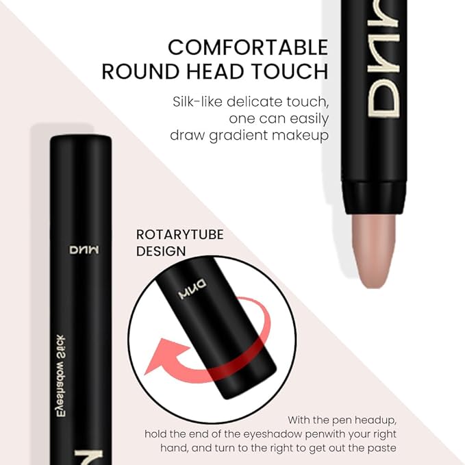 Kaely 2Pcs Cream Eyeshadow Sticks Set for Eyes Waterproof,Ginger Matte & Caramel Matte Eye shadow Stick Pencil Pen Bulk sombras en crema para ojos 29+30-BrightBean Baby