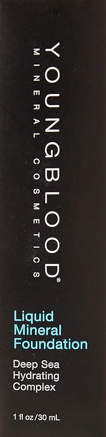 Youngblood Liquid Mineral Foundation, Pebble, 17 Shades, Vegan, Cruelty Free, Gluten-Free-BrightBean Baby