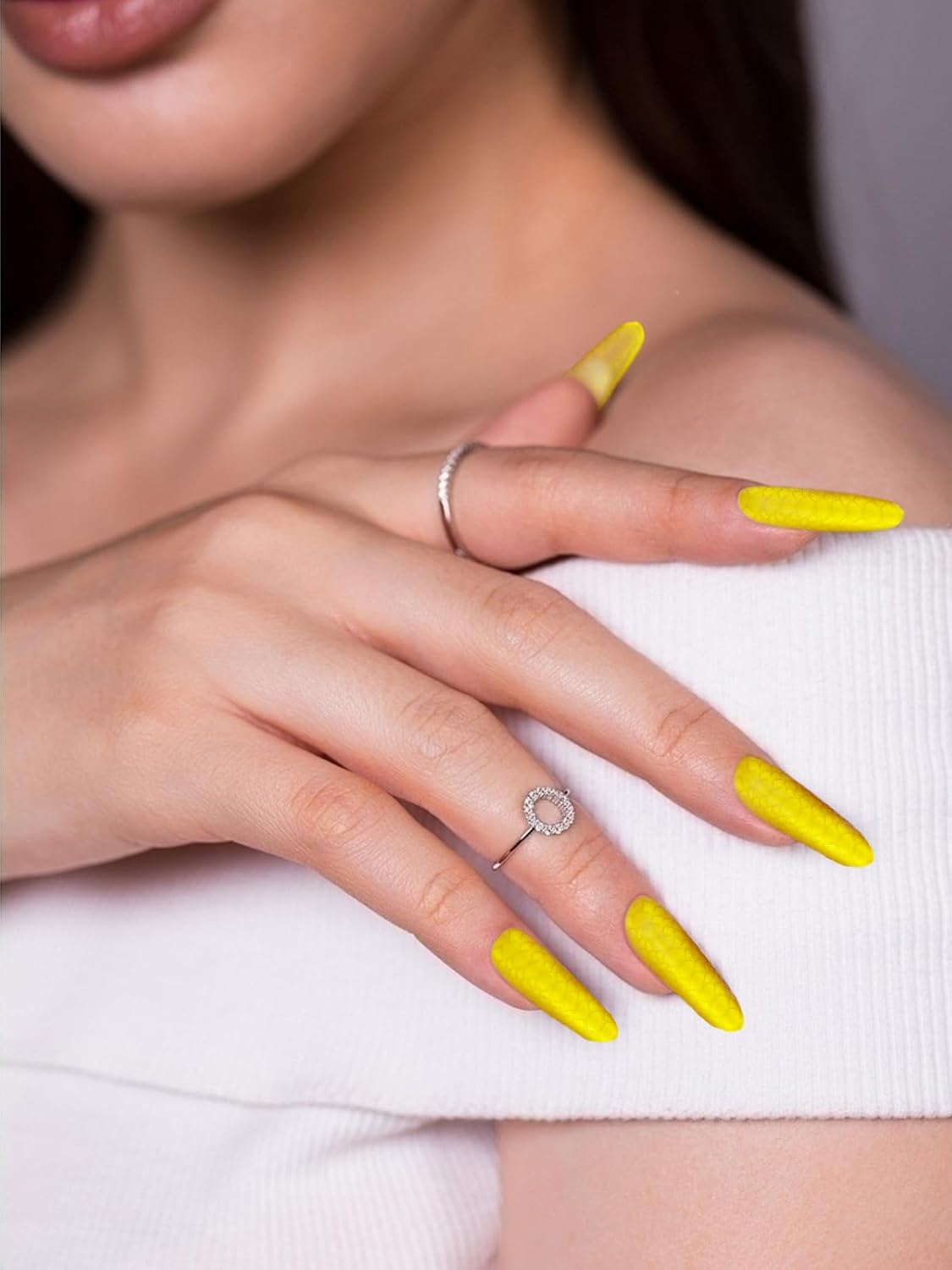 EBANKU Dual Forms for Poly Extension Gel, Poly Nail Forms Molds Stiletto Oval Nail Extension Tips for Gel Manicure Nail Art Design Salon&DIY-120PCS 3D Snake Pattern-BrightBean Baby