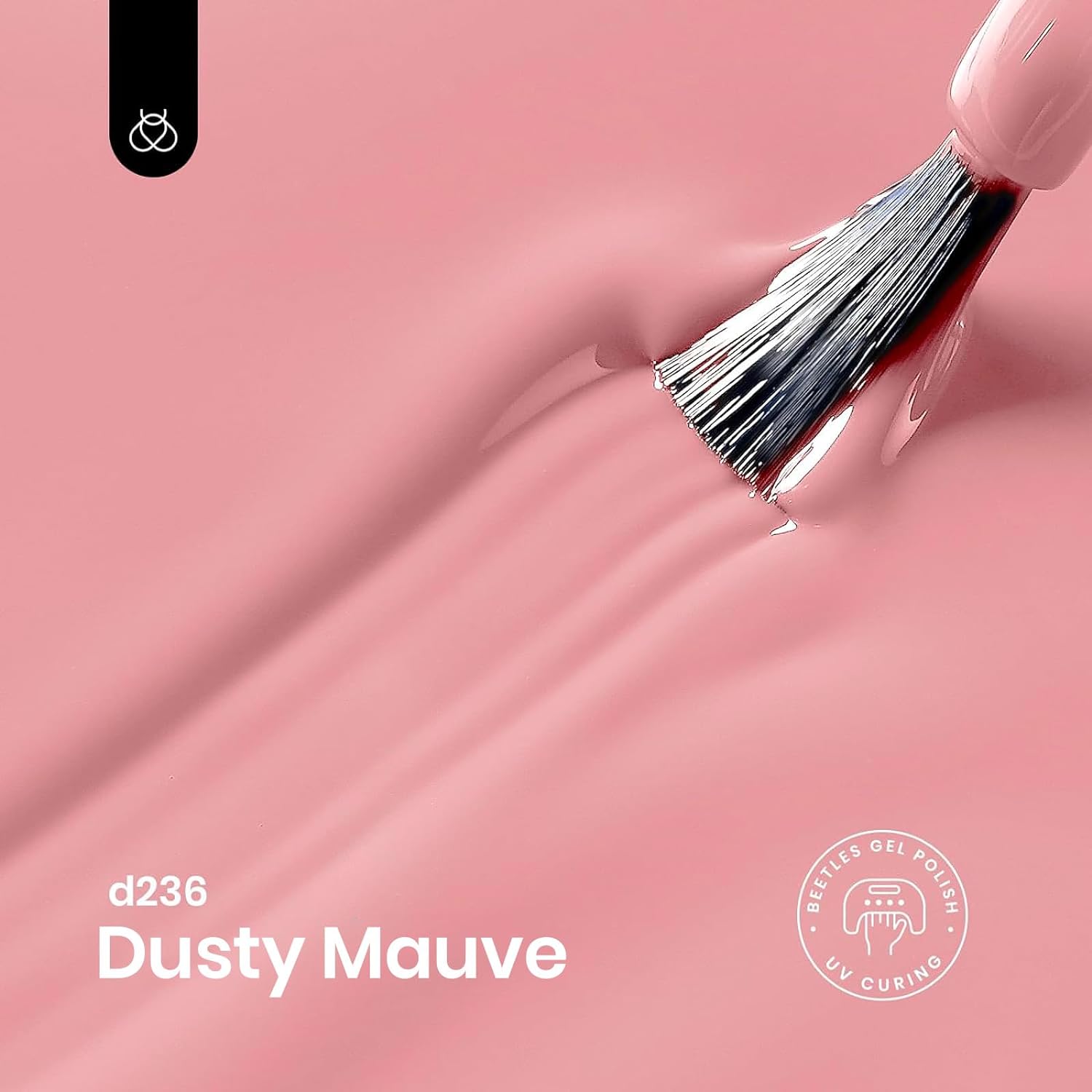 beetles 15ml Nude Pink Milky Gel Nail Polish Dusty Mauve Neutral Solid Color Soak Off LED UV Lamp DIY Decoration Manicure Fall Winter Nail Art Design Salon at Home Gift for Women-BrightBean Baby