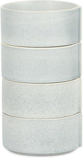 Stone Lain Bao 4-Piece Bowl Set Stoneware, Blue-Grey