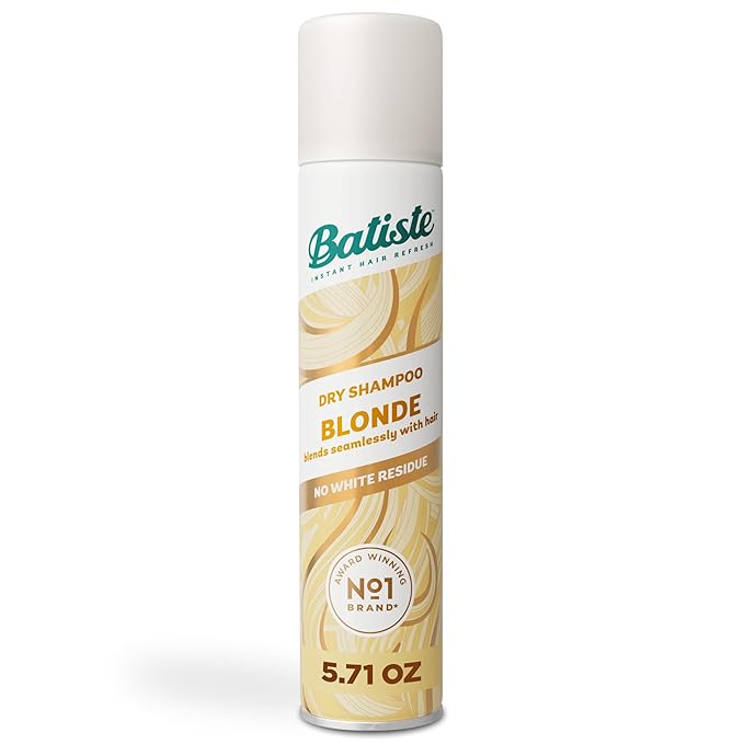 Batiste Dry Shampoo for Blonde Hair, Refresh Hair and Absorb Oil Between Washes, Waterless Shampoo for Added Hair Texture and Body, 5.71 oz-BrightBean Baby