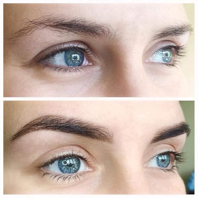 iMethod Eyebrow Pen - iMethod Eyebrow Pencil with a Micro-Fork Tip Applicator Creates Natural Looking Brows Effortlessly and Stays on All Day, Dark Grey-BrightBean Baby