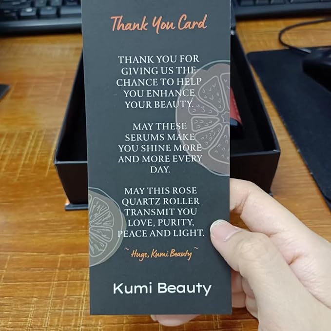 Kumi Beauty. K-Beauty Serums ~ 3 in 1 Gift Box ~ ||| Set: 2 Face Serums (Vitamin C + Retinol) + 1 Rose Quartz Roller.-BrightBean Baby