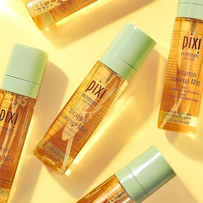 Pixi Vitamin-C Wakeup Mist | Helps Cool, Refresh, and Wake Up Skin | Adds Hydration | Boosting Treatment Toner | 2.7 fl oz / 80ml-BrightBean Baby