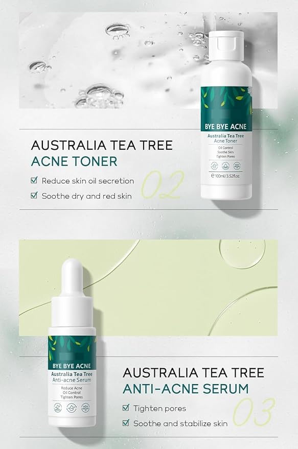 Vitamin C 5-Piece Skincare Set with Cleanser, Toner, Serum, Eye Cream and Face Cream for Skin Brightening skin care set skincare gift set skin care set for Unisex Adult (skincare kit)-BrightBean Baby