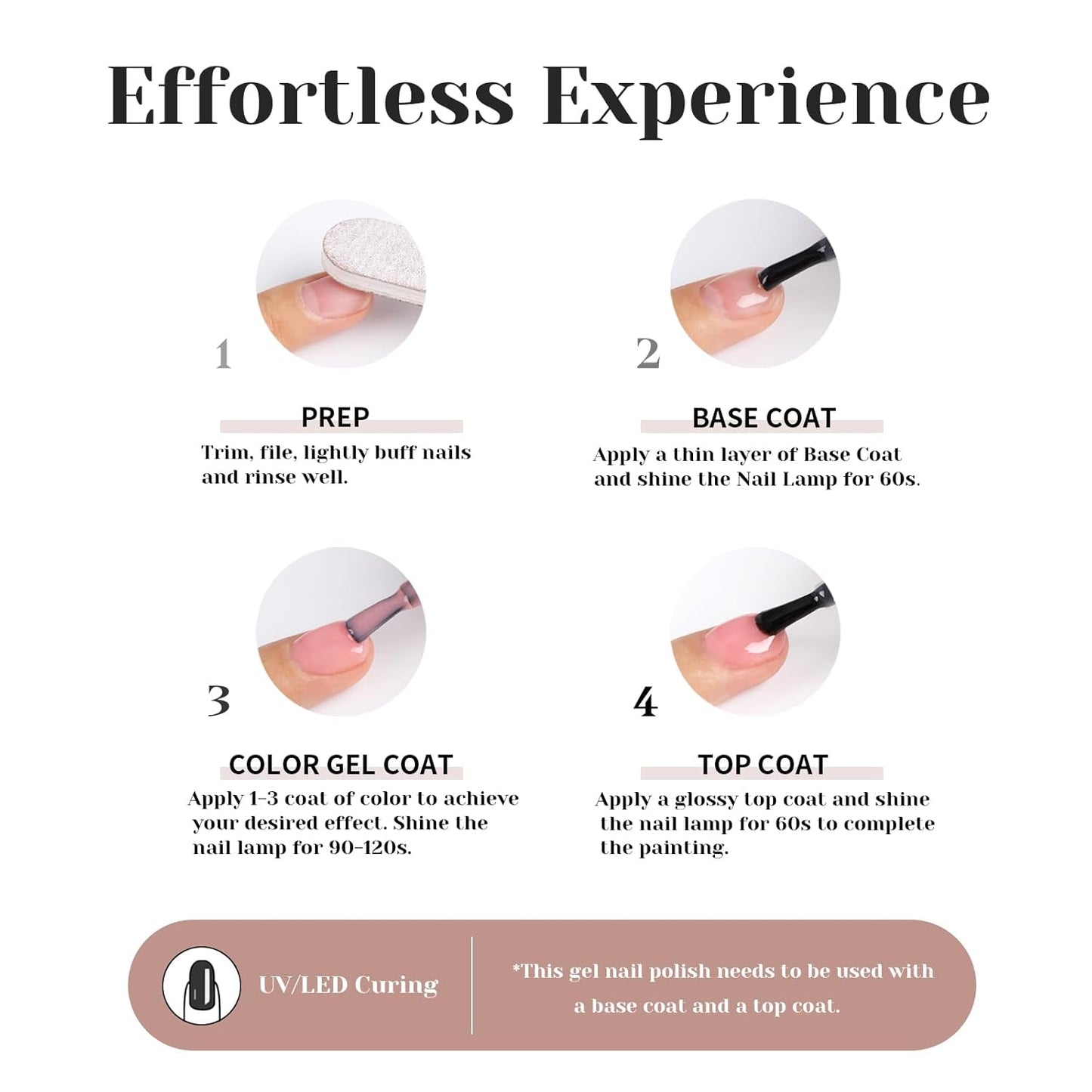 Rose Gold Super Glitter Gel Nail Polish,15ml UV/LED Soak Off Sparkly Rose Gold Gel Polish for Manicure Salon or DIY Nail Art at Home,Holiday Party Color - GP0090-BrightBean Baby