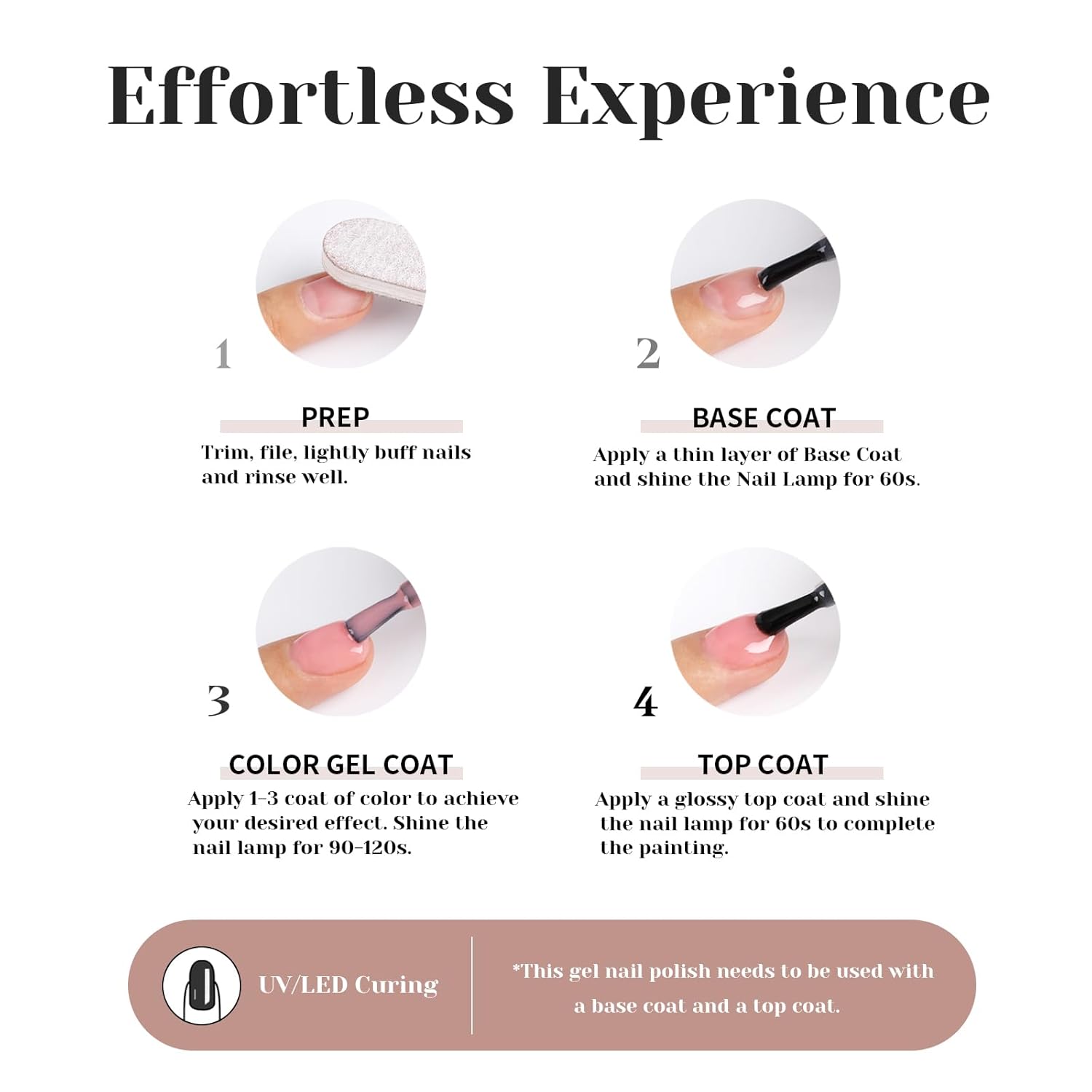 Rose Gold Super Glitter Gel Nail Polish,15ml UV/LED Soak Off Sparkly Rose Gold Gel Polish for Manicure Salon or DIY Nail Art at Home,Holiday Party Color - GP0090-BrightBean Baby