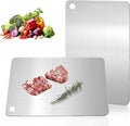 Katuchef Titanium Cutting Board,2026 New 100% Pure Titanium Cutting Boards for Kitchen,Non toxic Doubld-Side Durable Chopping Boards, Easy to Clean and Store(1PC:11.42 * 7.87)