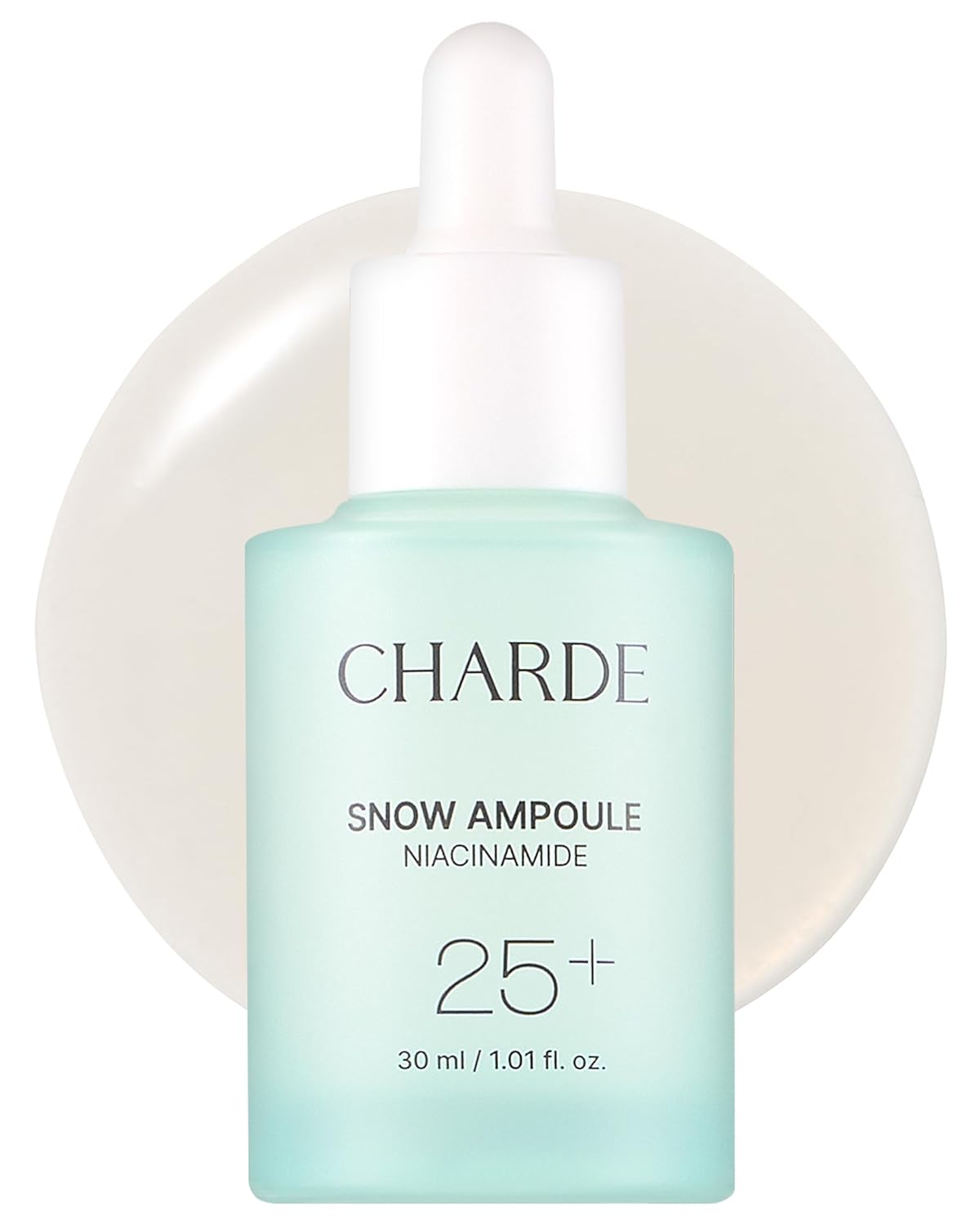 Charde Niacinamide 25% Snow Ampoule for Face, Dark Spot Care for Hyperpigmentation, Freckles & Sun Spots | Radiance Boosting with White Garcinia & Arbutin, Korean Skin Care, 1.01 fl. oz.-BrightBean Baby