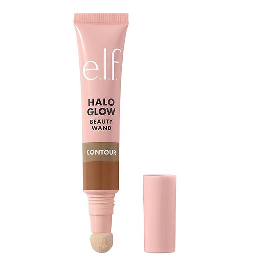 e.l.f. Halo Glow Contour Beauty Wand, Liquid Contour Wand For A Naturally Sculpted Look, Buildable Formula, Vegan & Cruelty-free, Light/Medium-BrightBean Baby