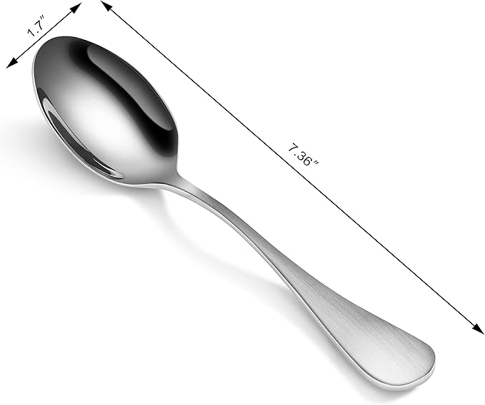 Artaste Rain 18/10 Stainless Steel (Matte, Dinner Spoon (12-Piece))