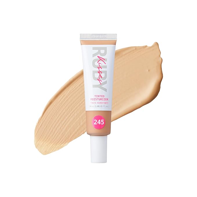 Ruby Kisses Tinted Moisturizer, Hydration, Calm & Revitalize Skin, Skin Perfecting, Blur Pores & Fine Lines, Natural Finish & All-Day Comfort Wear (Honey Beige)-BrightBean Baby