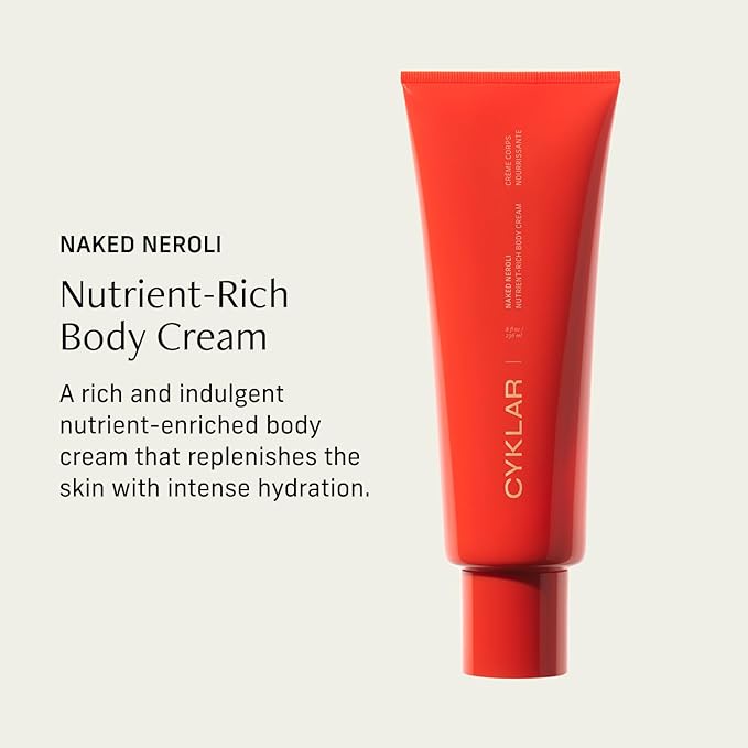 Nutrient Rich Body Cream. Naked Neroli Nourishing Moisturizer with Niacinamide and Banana Flower Extract. Deep Hydration, Thick Body Lotion, Dry Skin Cream for Women and Men, 8 Fl Oz-BrightBean Baby