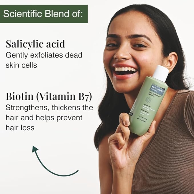 Bare Anatomy Expert Anti-Dandruff Shampoo Targets Oily Scalp And Sheds Dry Flakes Clears away dandruff flakes Relieves from excessive oil 8.4 Ounce-BrightBean Baby