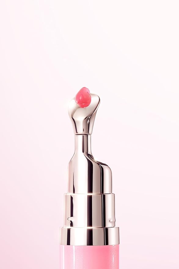 Hydrating Brightening Lip Serum, Nourishing Hydration Tinted Lip Stain, Plumping Lip Gloss with Polypeptide Squalane (01 Baby Pink)-BrightBean Baby