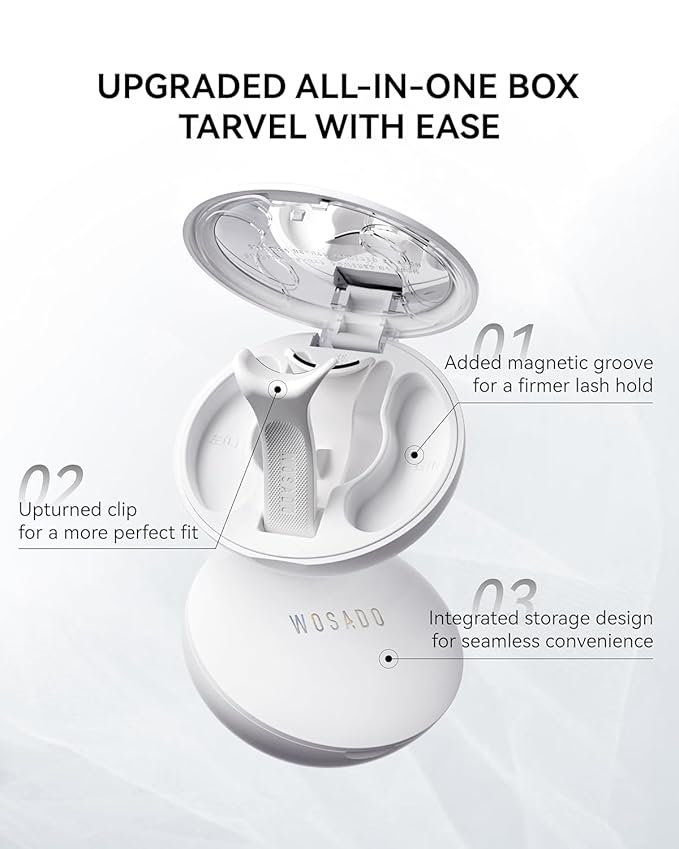 Soft Magnetic Eyelashes Kit with Applicator, No.12 Iris Black, Reusable Glue-free Wispy Magnetic Lashes, Cruelty-free False Lashes, Waterproof, Lightweight, Suit for Heavy Makeup-BrightBean Baby