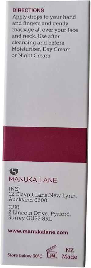 Manuka Lane Nourishing Face Oil, with Sweet Almond Oil, Rosehip and Manuka Oil Results for Soothe and Moisturise Your Face-BrightBean Baby
