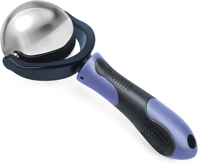 Cold Massage Roller Ball, Cold Therapy Relief, Portable Fitness Ice Roller Ball with Handle, Great Tool for Back/Neck Pain (Blue)-BrightBean Baby