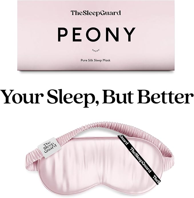 Pure Silk Sleep Mask [100% 6A Mulberry Silk, 22 Momme] Light Blocking Travel Essentials. Eye Masks for Sleeping. Black Oeko-Tex Blindfold. Eye Covers for Men & Women-BrightBean Baby