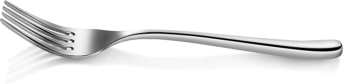 Artaste Rain II Forged 18/10 Stainless Steel (Silver (Set of 12), Salad Fork (7-Inch))