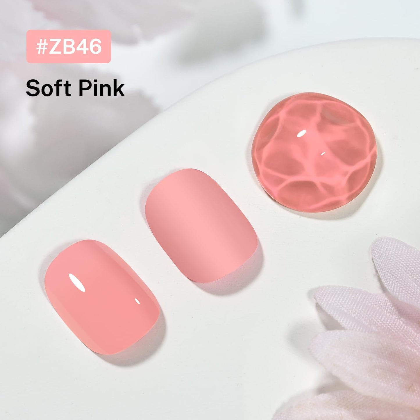 16.5ml Soft Pink Nail Polish Large Volume Quick Dry Nail Polish, Long Lasting Shine, Fingernail Toenail Nail Art DIY Home Travel Nail Art Gift-BrightBean Baby
