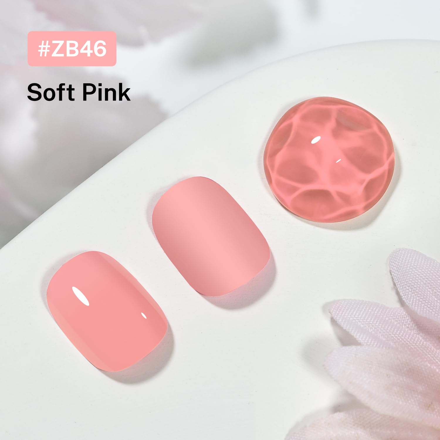 16.5ml Soft Pink Nail Polish Large Volume Quick Dry Nail Polish, Long Lasting Shine, Fingernail Toenail Nail Art DIY Home Travel Nail Art Gift-BrightBean Baby
