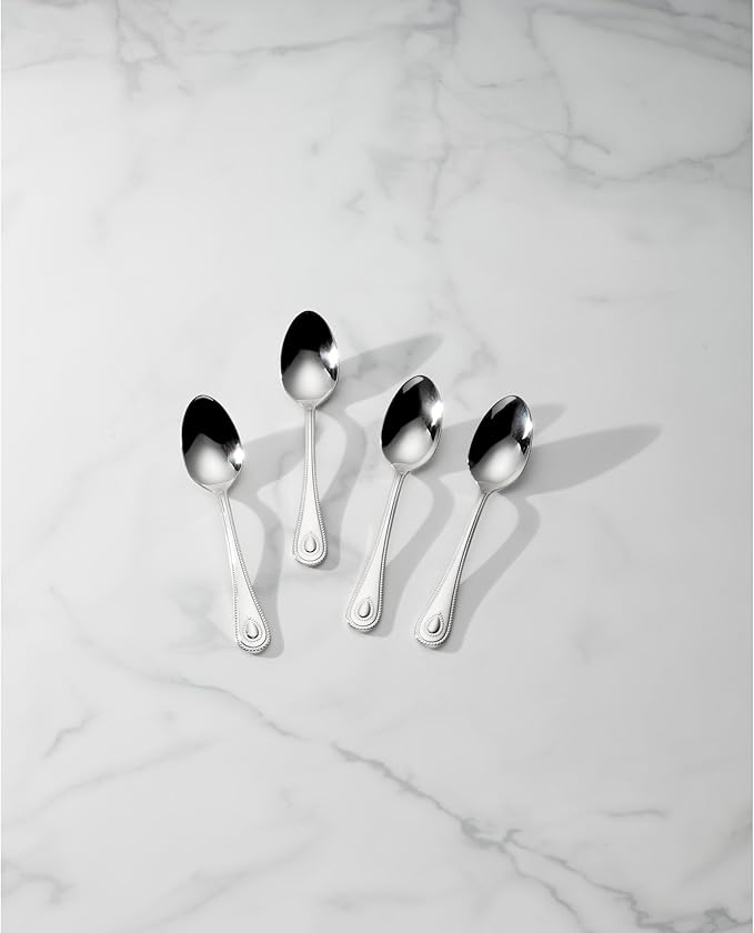 Lenox 894744 French Perle Dinner Spoons, Set Of 4