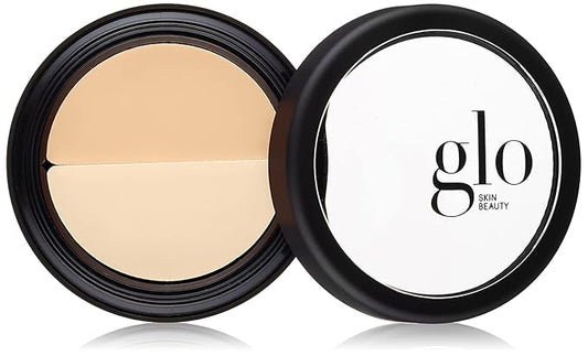 Glo Skin Beauty Under Eye Concealer Makeup with Duo Shades for Custom Blending - Corrects & Conceals Dark Circles & Redness - Buildable Longwearing Coverage (Golden)-BrightBean Baby