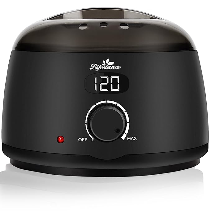 Lifestance Professional Wax Pot Warmer, L2 Premium Digital Wax Melt Machine for Hair Removal, 500ml 14oz LCD Wax Heater for Hard Wax Beads Fast Heat, Home Waxing for Body Brazilian Bikini Face Eyebrow-BrightBean Baby
