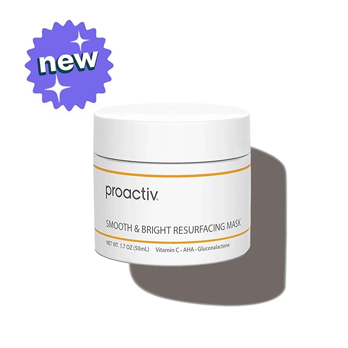Proactiv Smooth & Bright Resurfacing Vitamin C Face Mask - Targets Post Acne Dark Marks, Hyperpigmentation, Rough Texture, Formulated for Acne-Prone Skin, 1.7 Oz-BrightBean Baby
