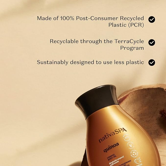 Nativa SPA by O Boticario Quinoa Hydrating Body Oil, Soft and Healthy Skin, 6.8 oz. (200 ml)-BrightBean Baby