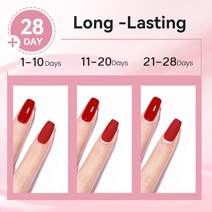JODSONE 3 Bottles of Top Coat Matte Top Coat Base Coat Set Soak off Salon Use Home DIY Nail Gel-BrightBean Baby