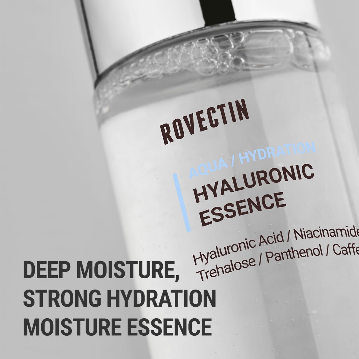 ROVECTIN Aqua Hyaluronic Essence (Activating Treatment Lotion) - 7 Layers Hyaluronic Acid Facial Toner with Niacinamide & Panthenol, Vegan Korean Skin Care (6.08 fl.oz)-BrightBean Baby